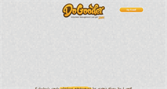 Desktop Screenshot of dogooder.com